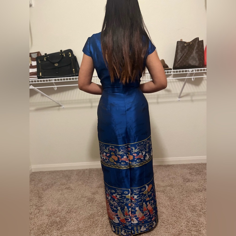 Chinese Blue dress  size 10